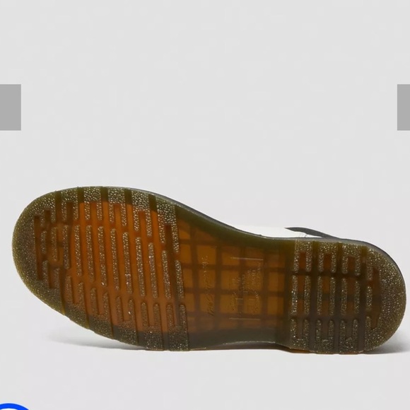 DR. MARTENS YELLOW STITCH SMOOTH CHELSEA WHITE LEATHER BOOTS NWT sz10 - Picture 9 of 9